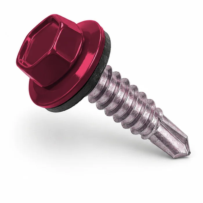 Саморез Daxmer 4,8х19 RAL 3005 (Винно-красный)